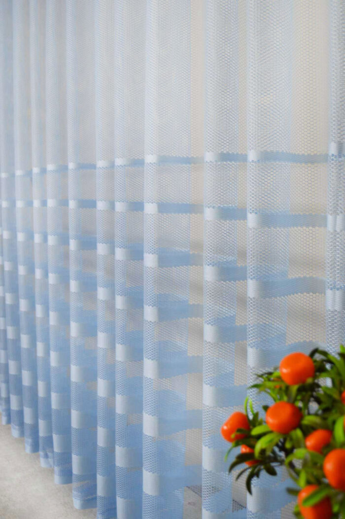 deniz mavi tül çeşitleri