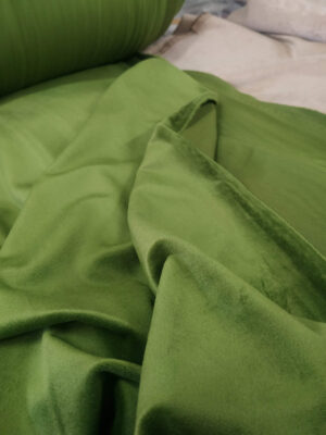 yeşil fon perde modelleri