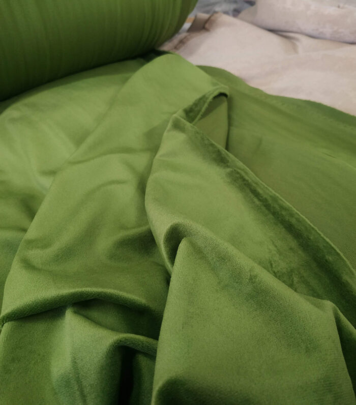 yeşil fon perde modelleri