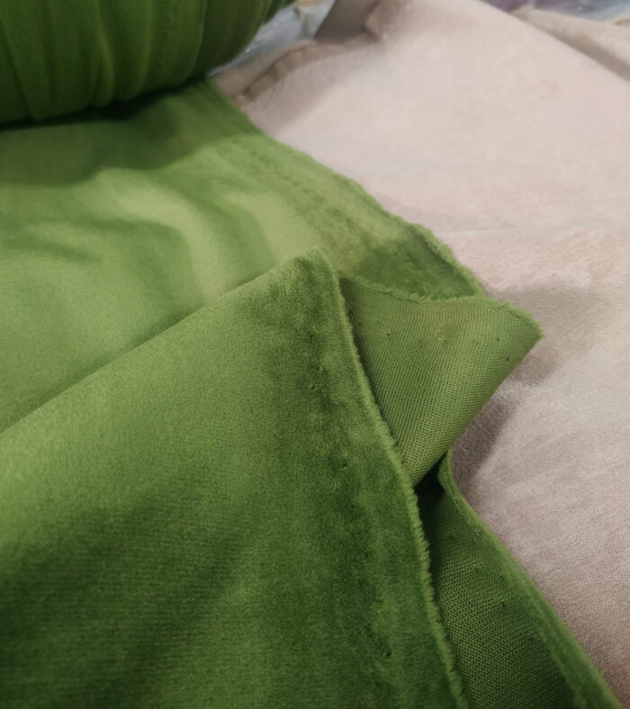 yeşil fon perde modelleri