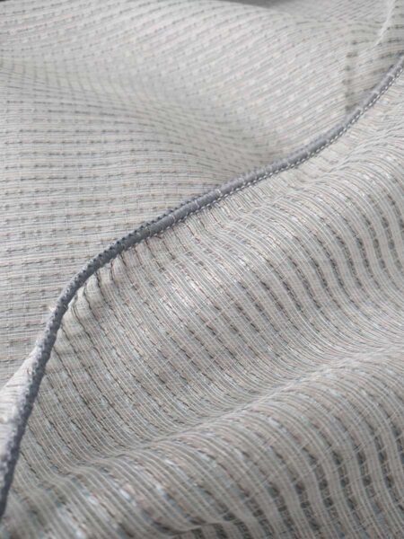 Gri çizgili tül perde modelleri