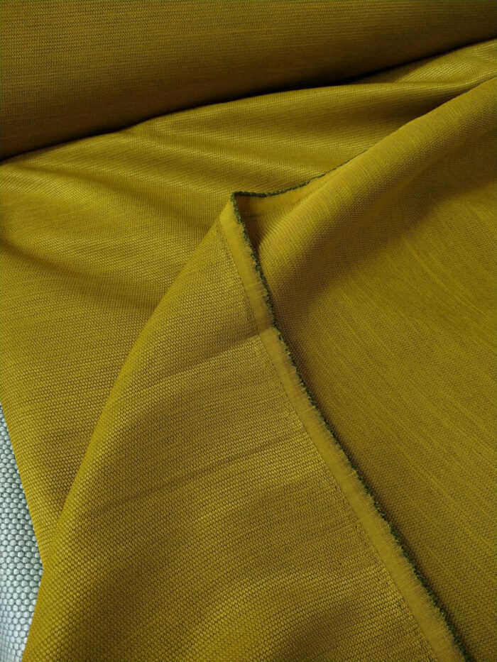 hardal rengi fon perde modelleri