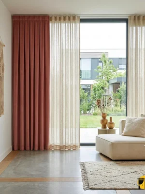 Kiremit Kadife fon perde