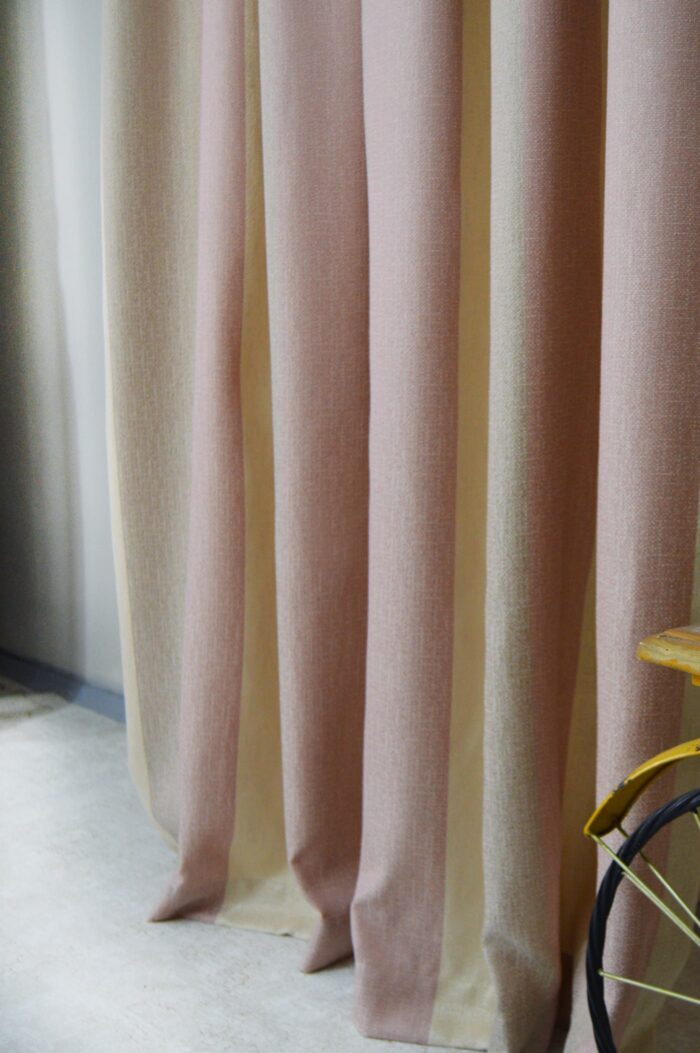 Kiremit renkli hazır perde