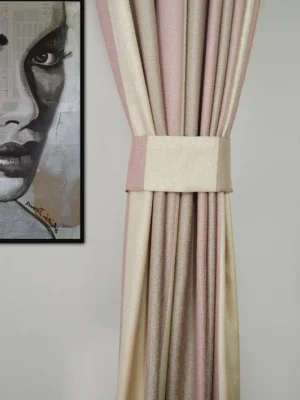 krem fon perde modelleri