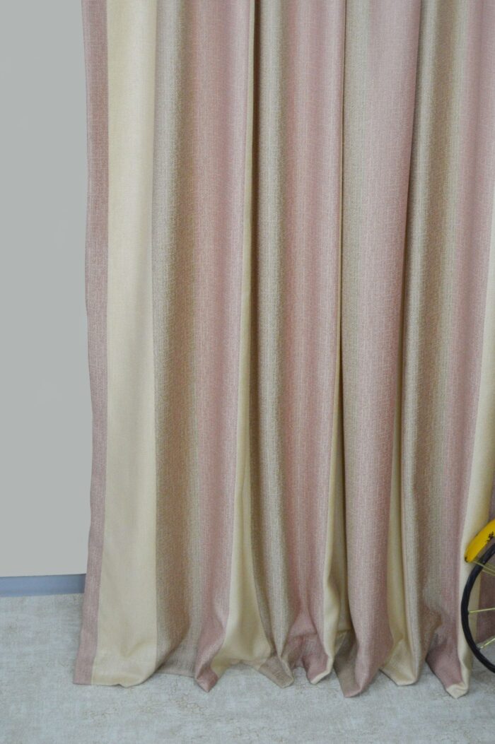 Kiremit renkli hazır perde