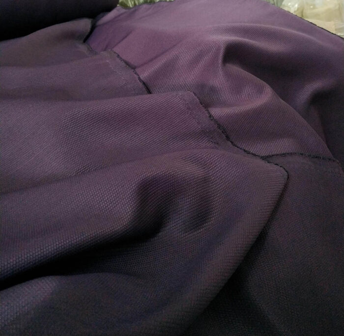 Mor renkli fon perde modelleri