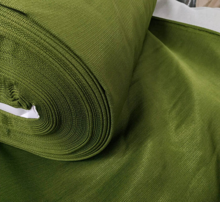 Yeşil renkli fon perde modelleri