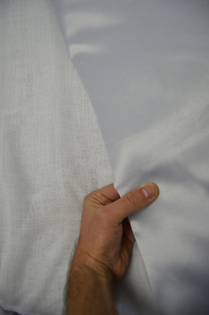 Açık gri blackout karartma perde