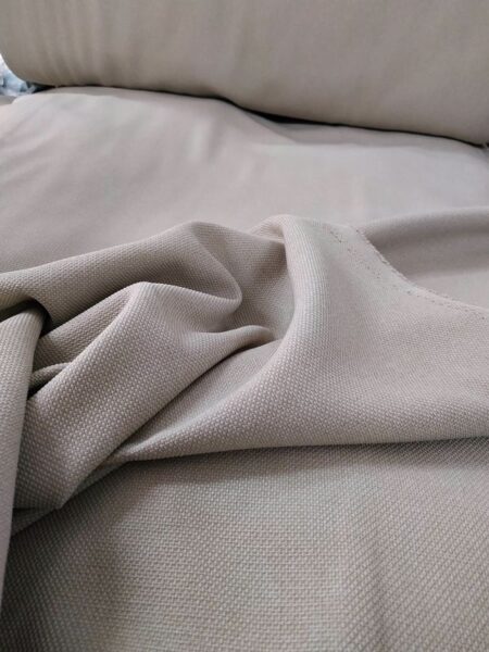 Koyu Krem keten fon perde