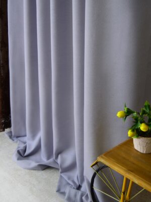 Mavi renkli fon perde modelelri