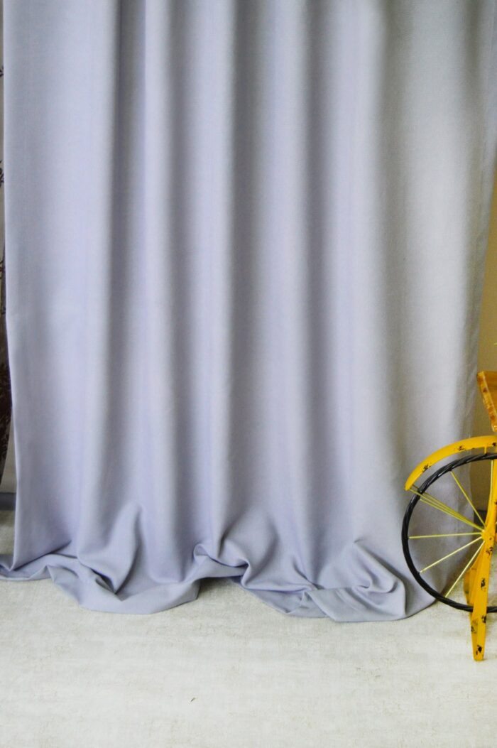 Mavi renkli fon perde modelelri