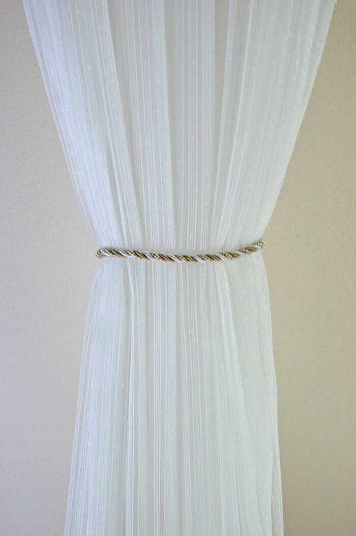 Pırıltılı Çizgili Tül perde (1)