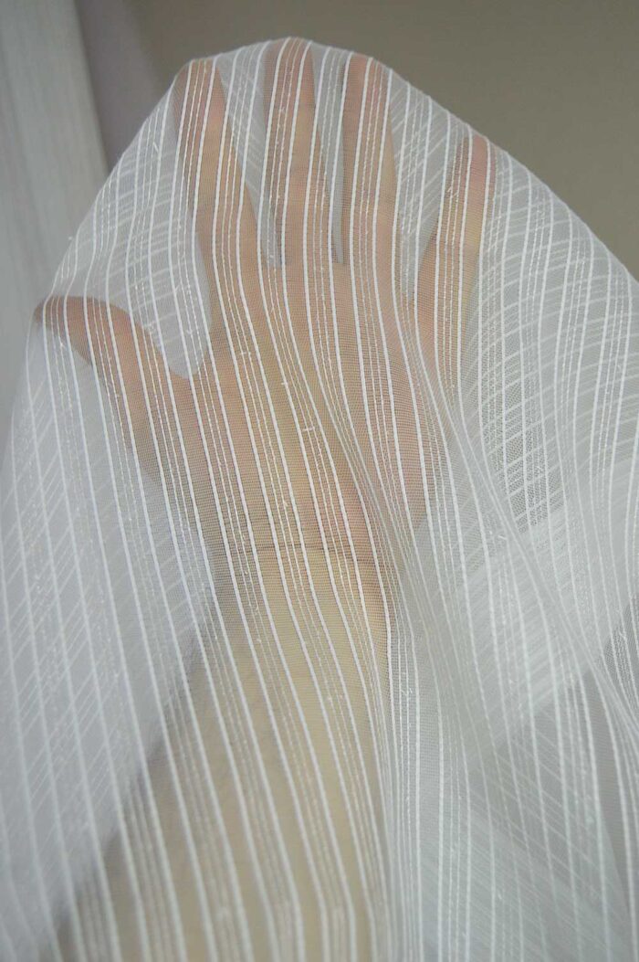 Pırıltılı Çizgili Tül perde (1)