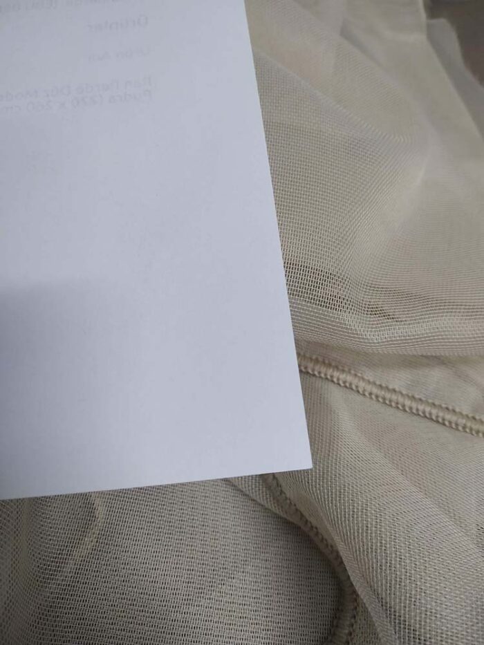 Düz Tül Perde Bej - Krem