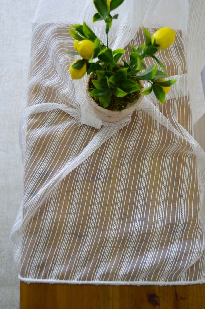 Çizgili tül perde modelleri