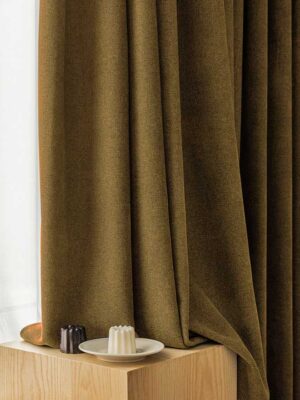 Hardal Sarı Karartma Perde