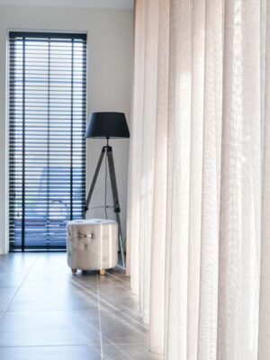 keten düz tül perde krem