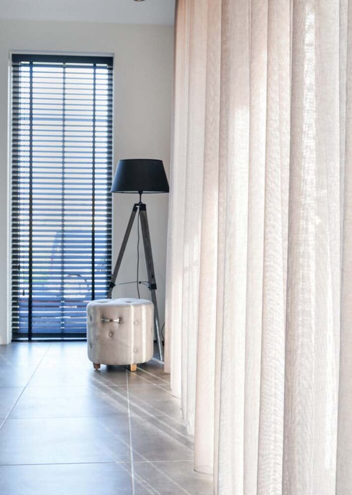 keten düz tül perde krem