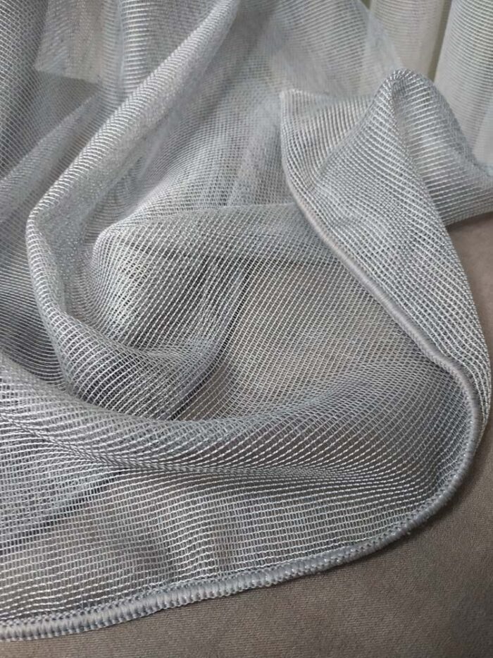 Panama Keteni Tül Perde - Gri