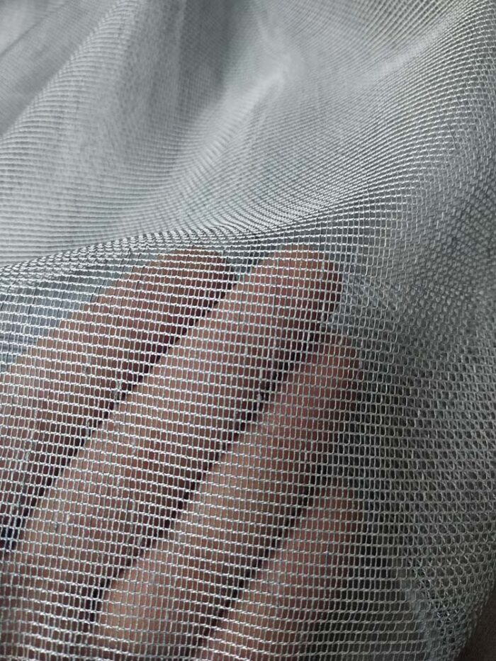 Panama Keteni Tül Perde - Gri