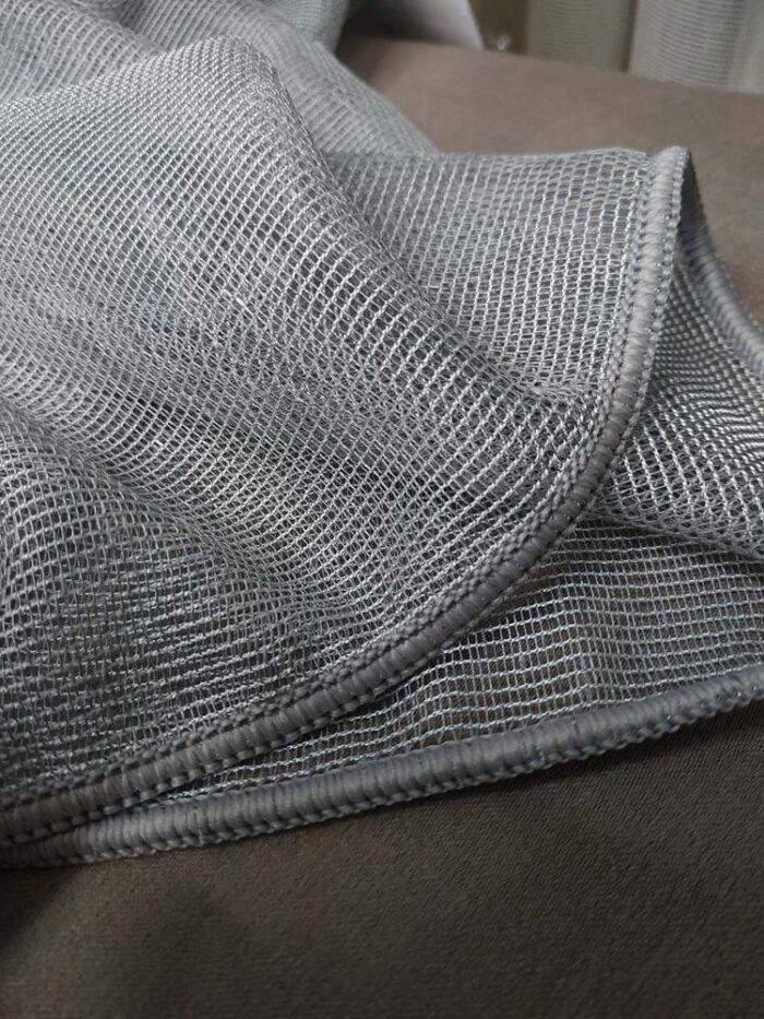 Panama Keteni Tül Perde - Gri