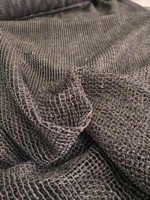 2023 Kahverengi file tül perde modelleri