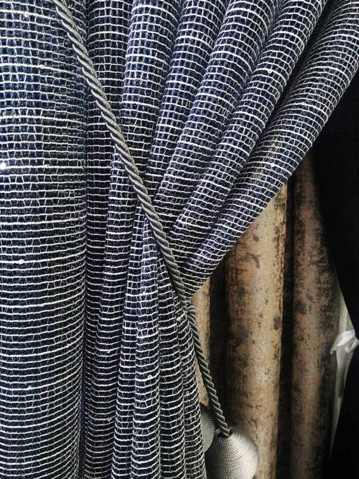 2023 Gri pullu file tül