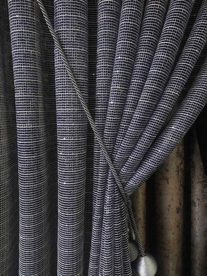 2023 Gri pullu file tül