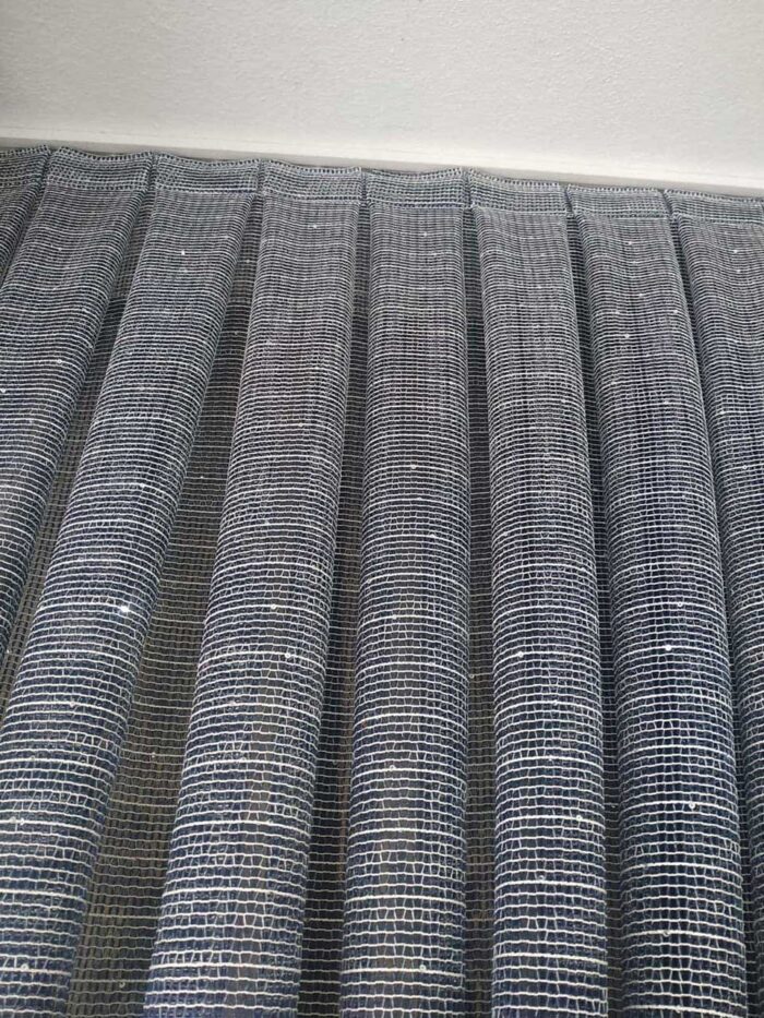 2023 Gri pullu file tül