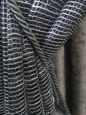 2023 Gri pullu file tül