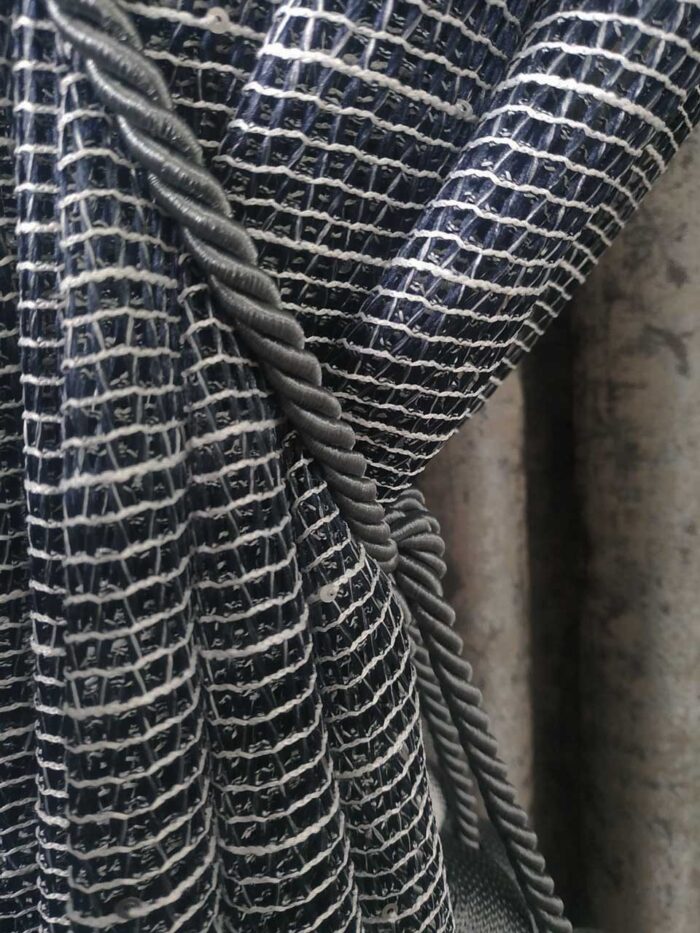 2023 Gri pullu file tül