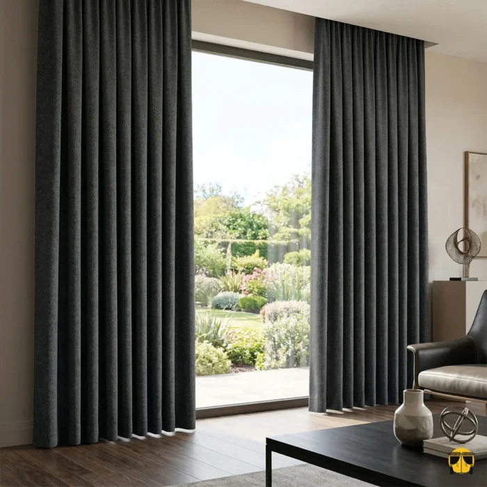 Slon için füme giri fon perde modelleri