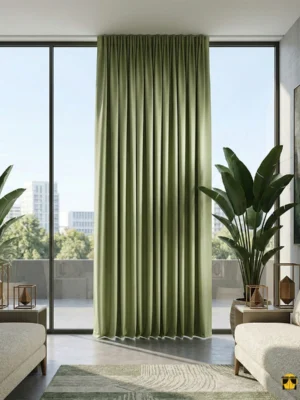 Açık Yeşil Karartma Perde Blackout