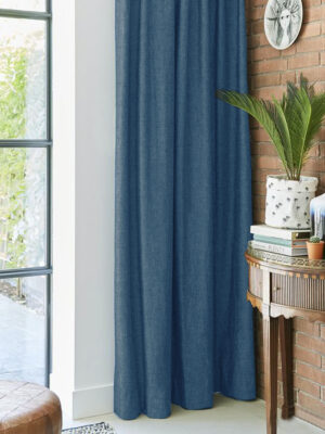 Mavi hasır keteni fon perde ve fiyatları