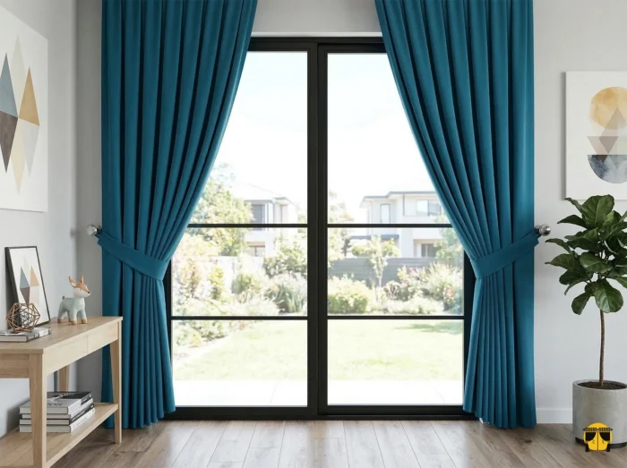 Mavi renkli fon perde fiyatı