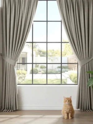 Sütlü Kahve Fon Perde