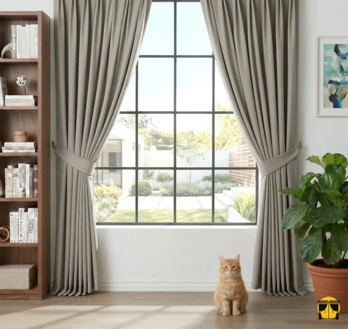 Sütlü Kahve Fon Perde