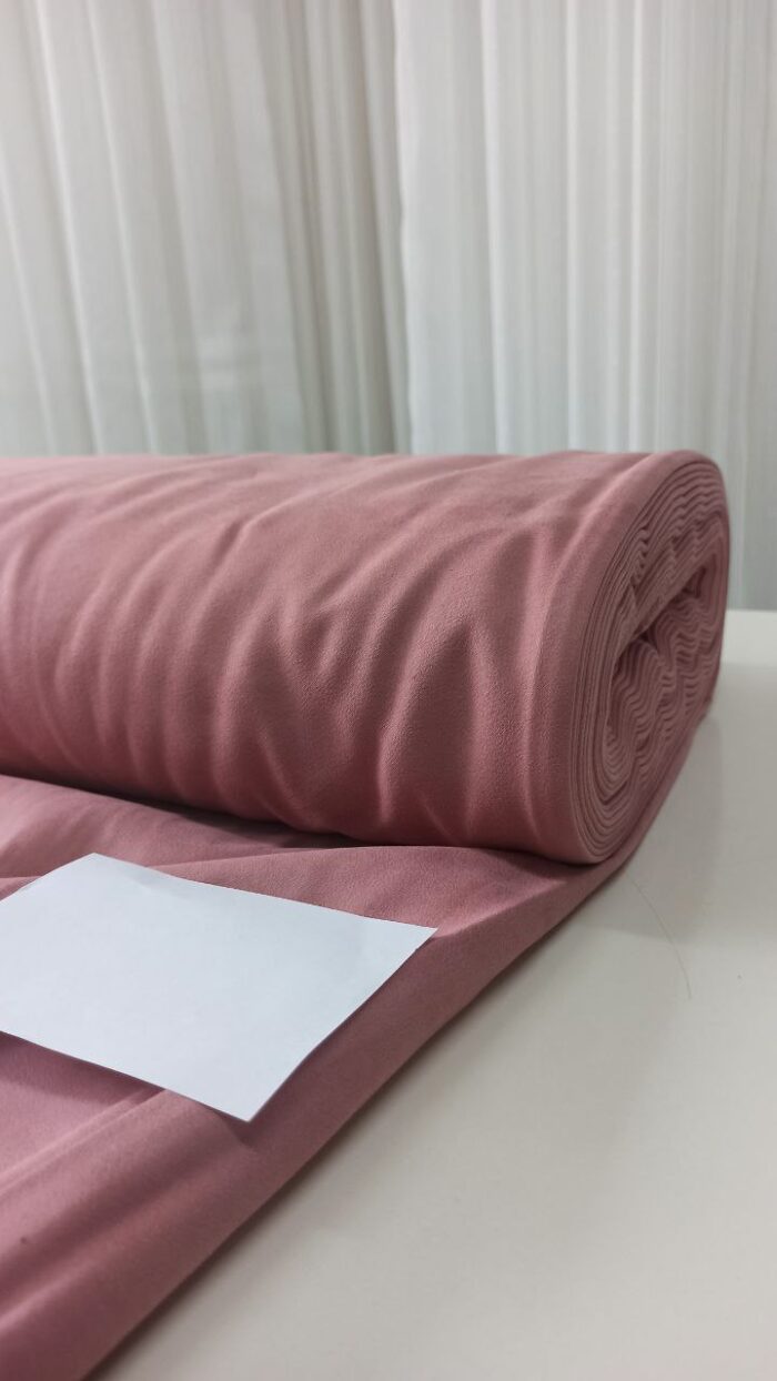 Gül kurusu fon perde modelleri