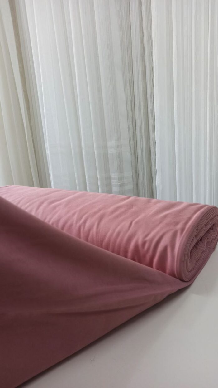 Gül kurusu fon perde modelleri