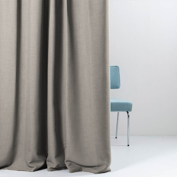 sutlu kahve düz fon perde modelleri