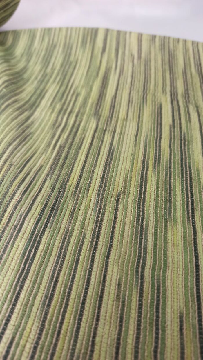 Fıstık yeşili fon perde modelleri