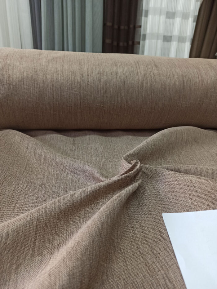 Açık kahve keten karartma