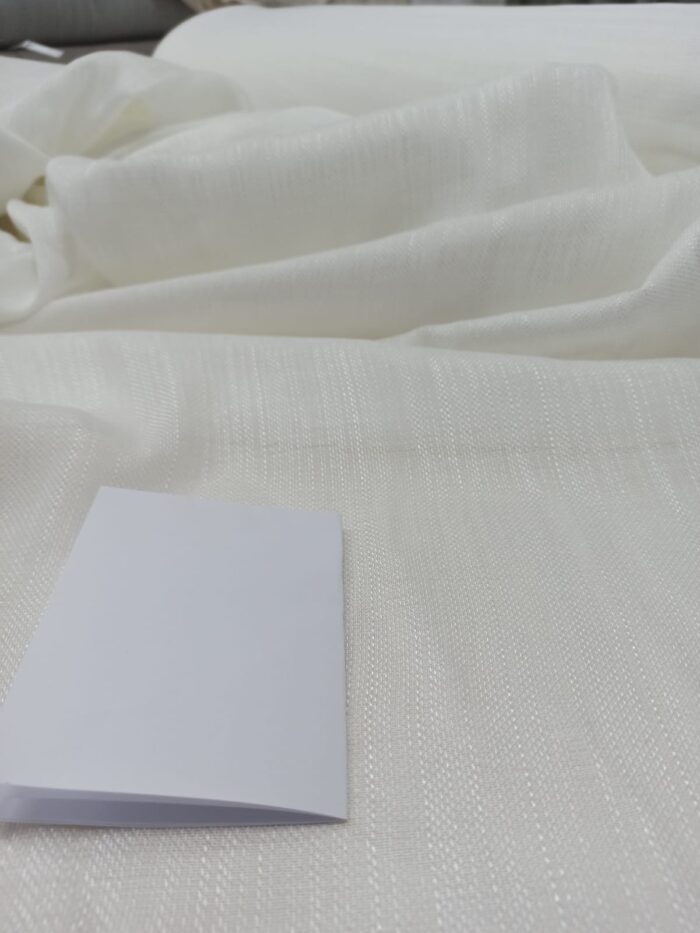 Krem keten tül perde modelelleri