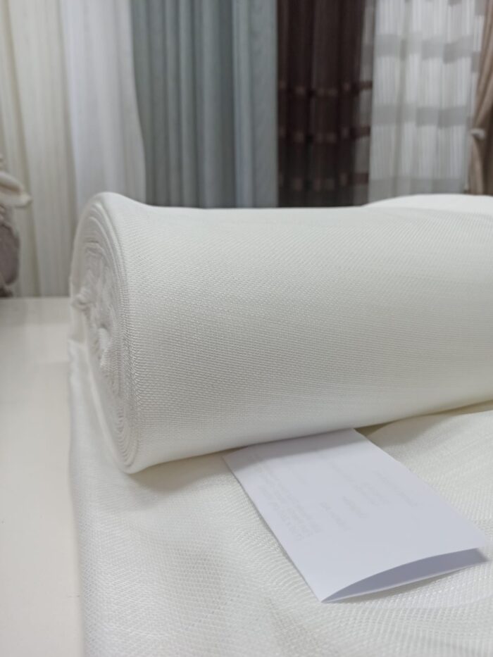 Krem keten tül perde modelelleri