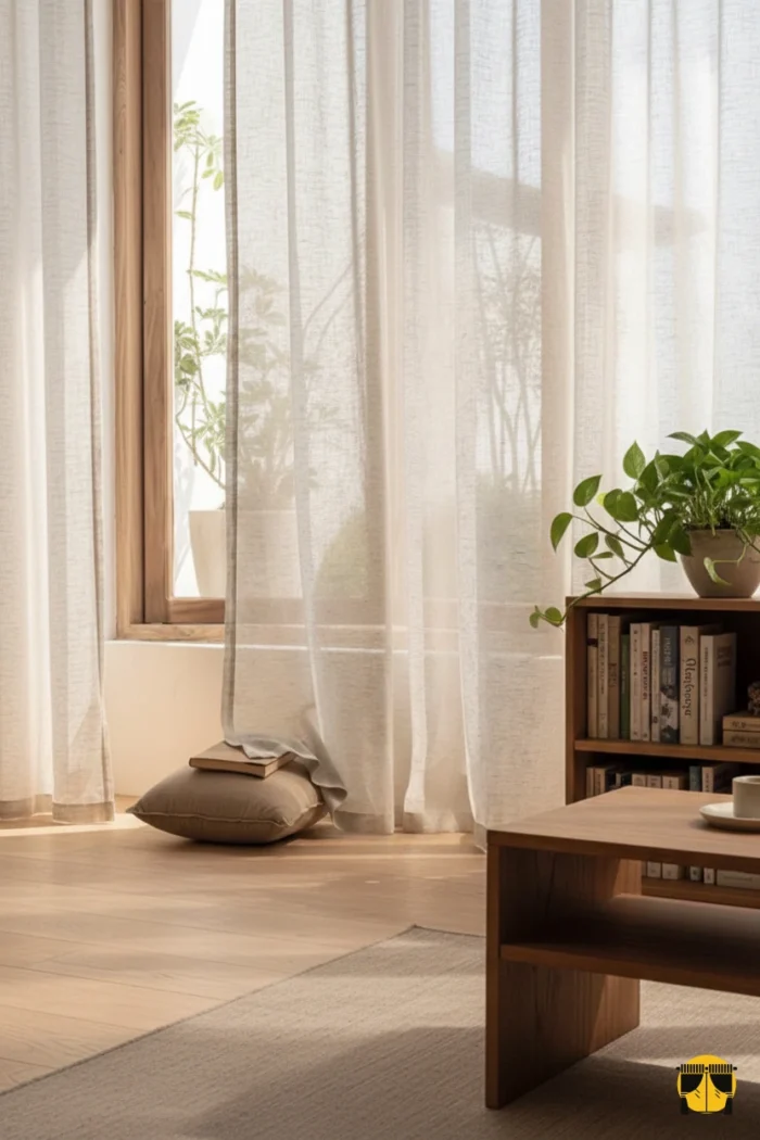 Keten bej tül perde modelleri ve fiyatları