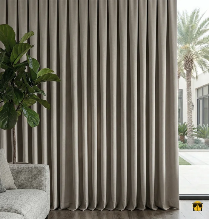 Sütlükahve Karartma Perde Blackout Çift Taraflı