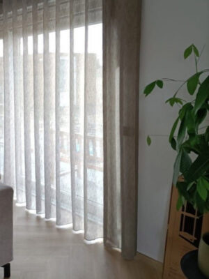 Sütlü Kahve File Tül Perde