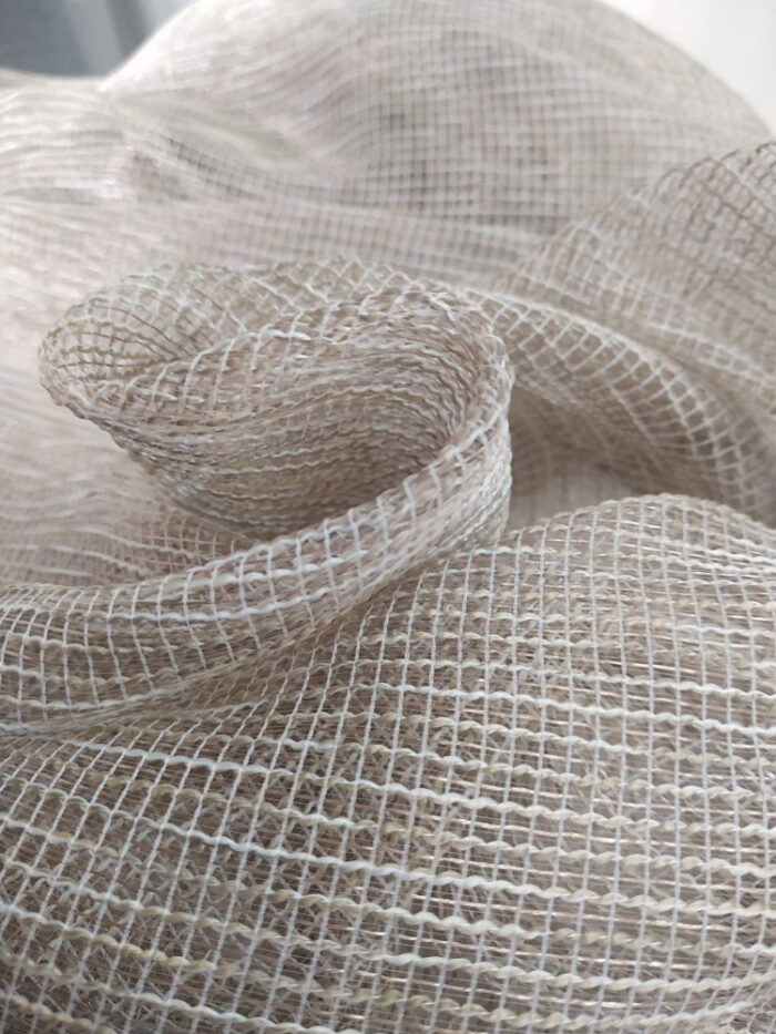 sütlü kahve file tül perde modelleri