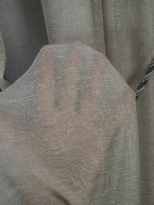 krem bek keten tül perde modelleri